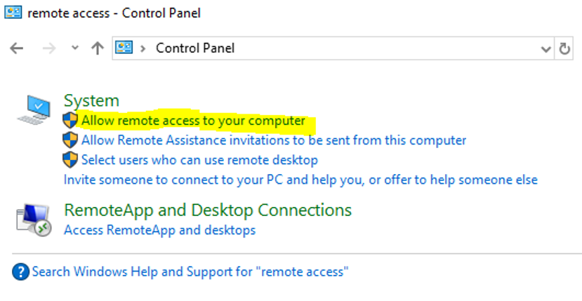 Enable RDP Step 3