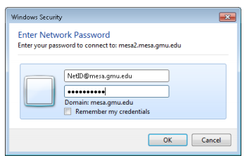 mesa log in