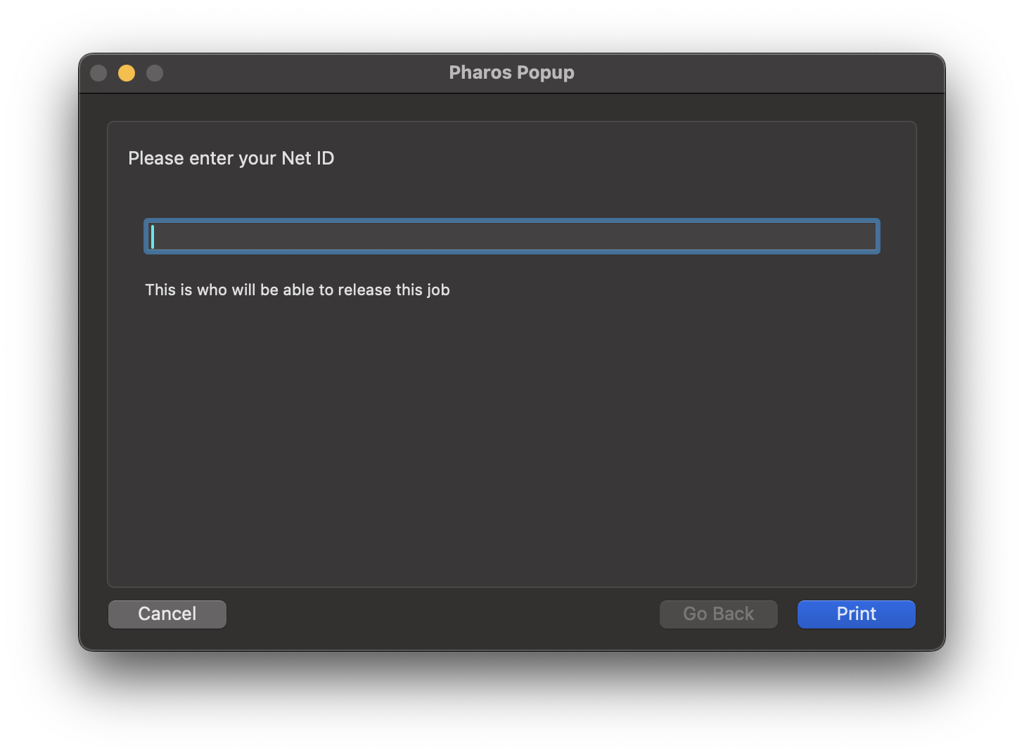 enter net id