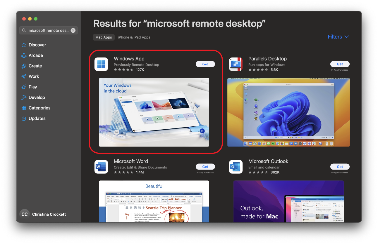 App Store for Mac